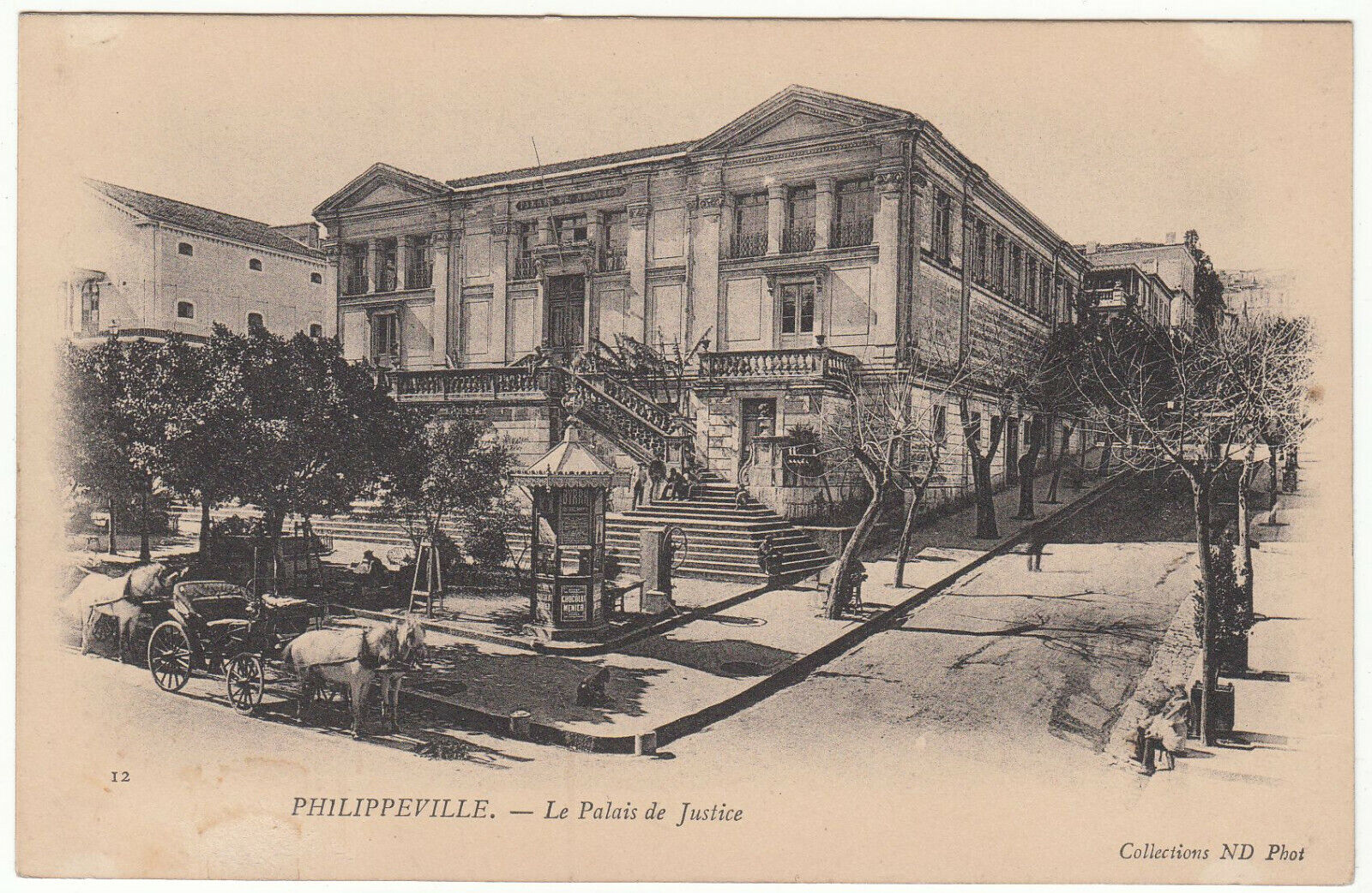 CARTE POSTALE PHILIPPEVILLE LE PALAIS DE JUSTICE 123960849476