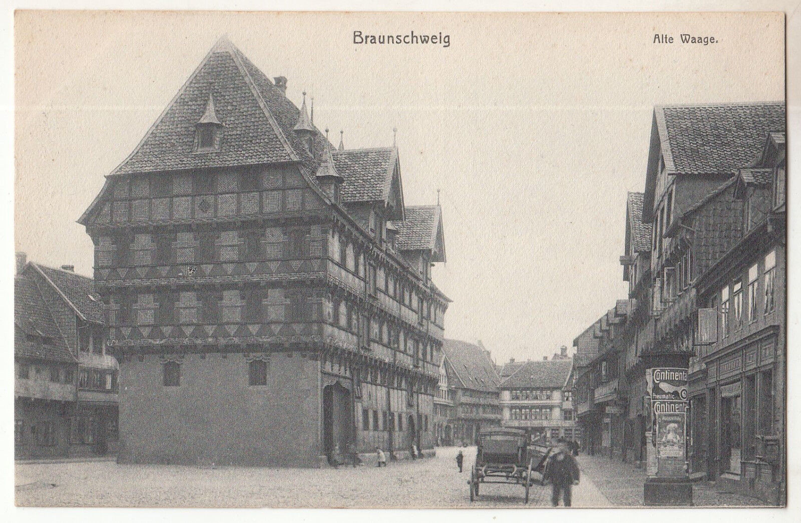 CARTE POSTALE POFTKARTE ALLEMAGNE BRAUNSCHWEIG ALTE WAAGE 401628412696