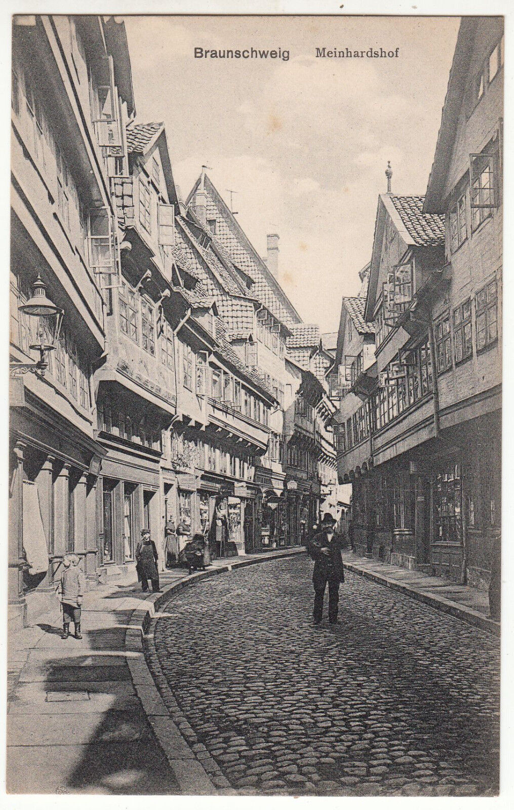 CARTE POSTALE POFTKARTE ALLEMAGNE BRAUNSCHWEIG MEINHARDSHOF 123467041946