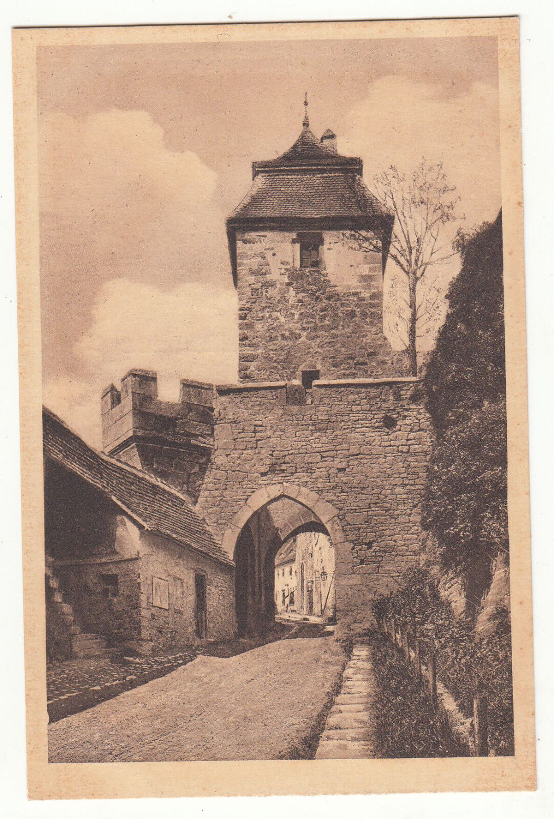 CARTE POSTALE POFTKARTE ALLEMAGNE ROTHENBURG O T KOBOLZELLERTOR 401623476946