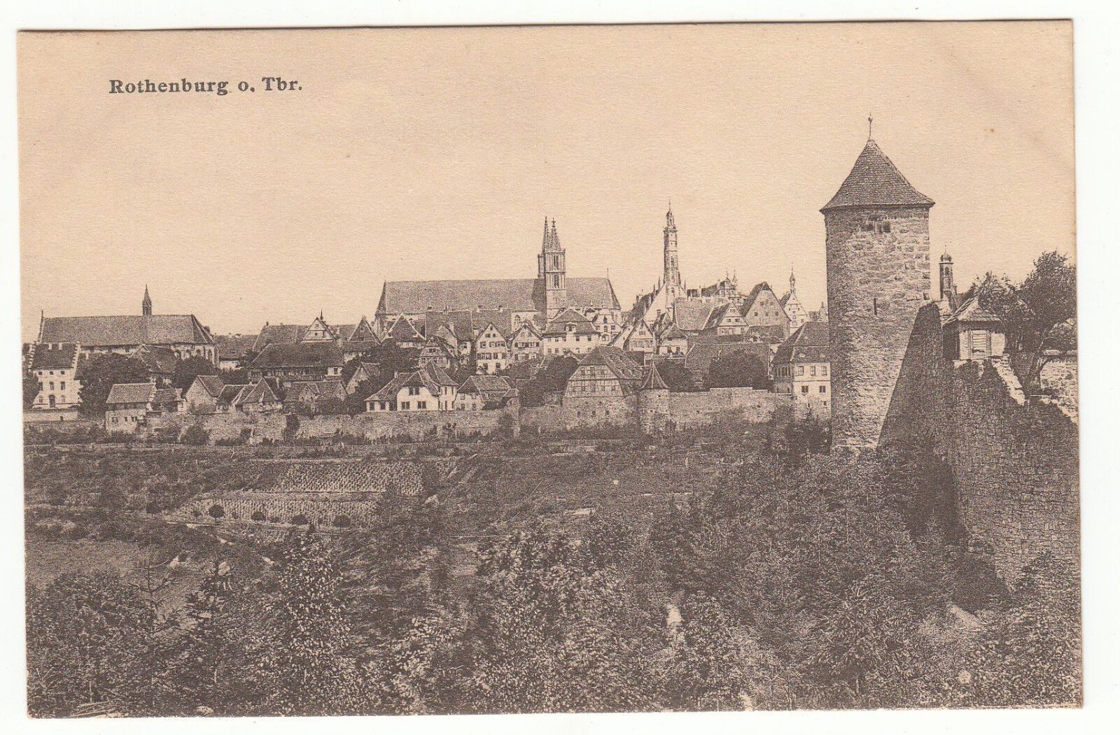 CARTE POSTALE POFTKARTE ALLEMAGNE ROTHENBURG O TBR 401622970446