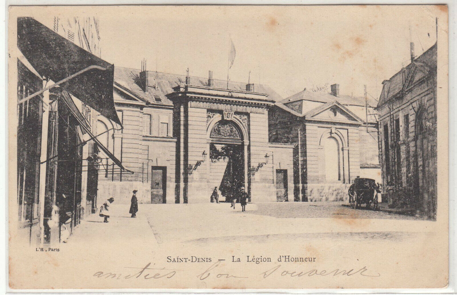 CARTE POSTALE SAINT DENIS MAISON EDUCATION LEGION D HONNEUR 401941353046