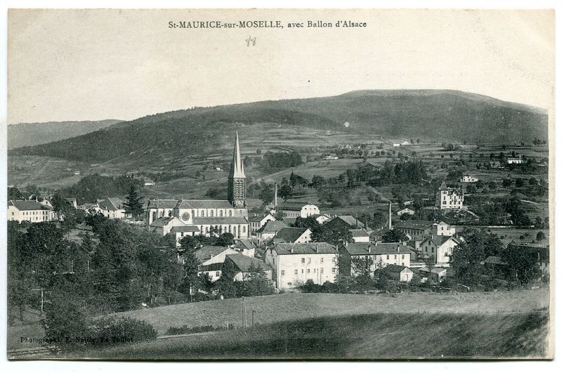 CARTE POSTALE SAINT MAURICE SUR MOSELLE AVEC BALLON D ALSACE 121275651746