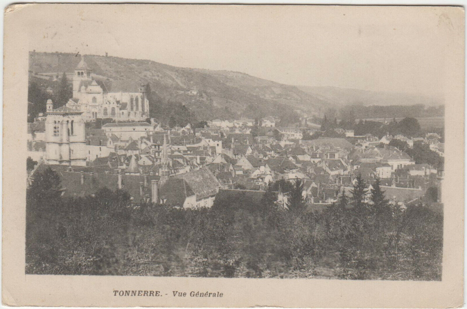 CARTE POSTALE TONNERRE VUE GENERALE 123932371806