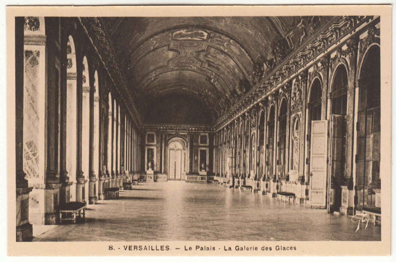 CARTE POSTALE VERSAILLES LE PALAIS LA GALERIE DES GLACES 402016866836