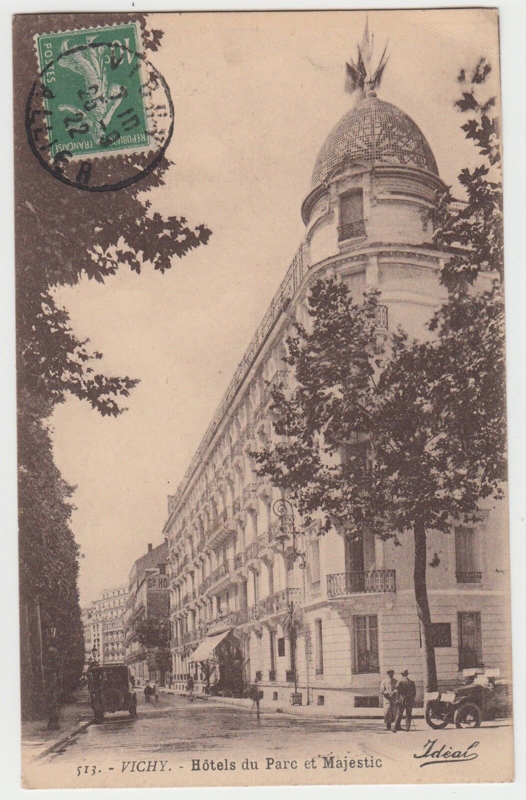 CARTE POSTALE VICHY HOTEL DU PARC ET MAJESTIC 121488129596