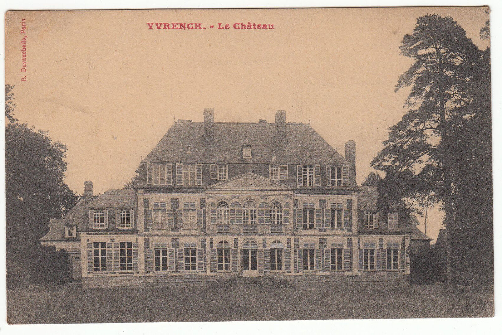 CARTE POSTALE YVRENCH LE CHATEAU 122655447246