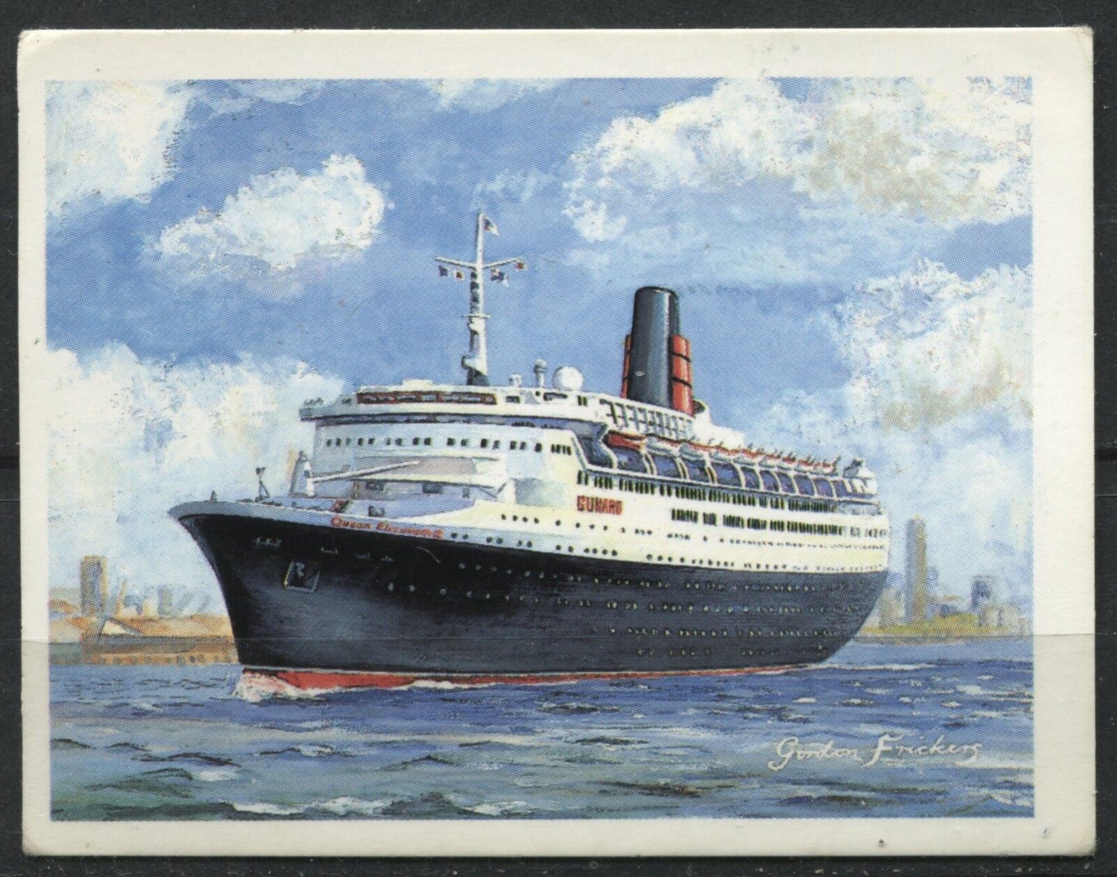 CHROMO BATEAU QE2 TOM THUMB BRITAIN S 120906309126