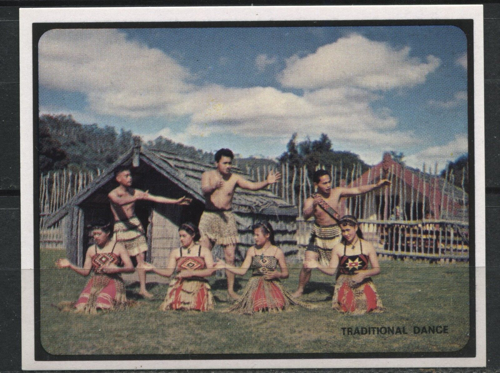 CHROMO MAORI DANCE TRADITIONNEL 110872588096