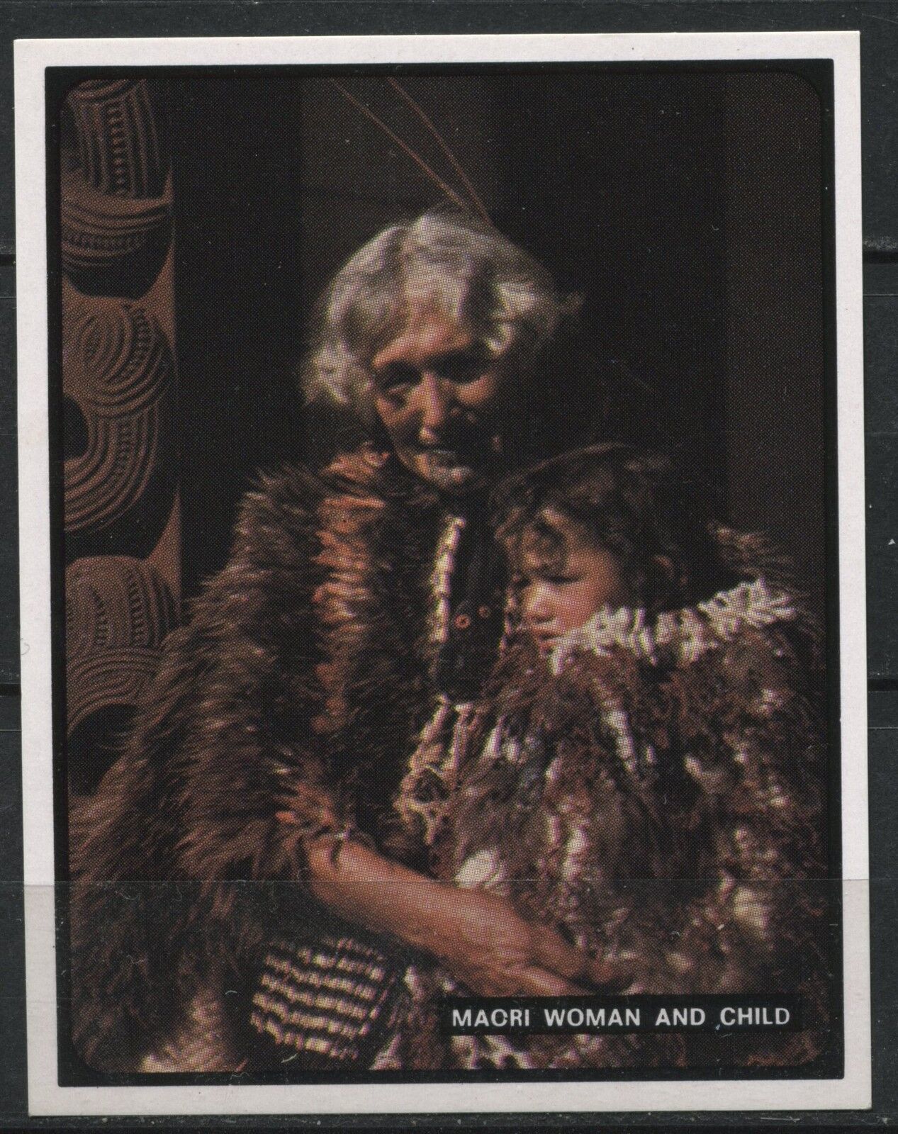 CHROMO MAORI WOMAN AND CHILD 110872596776