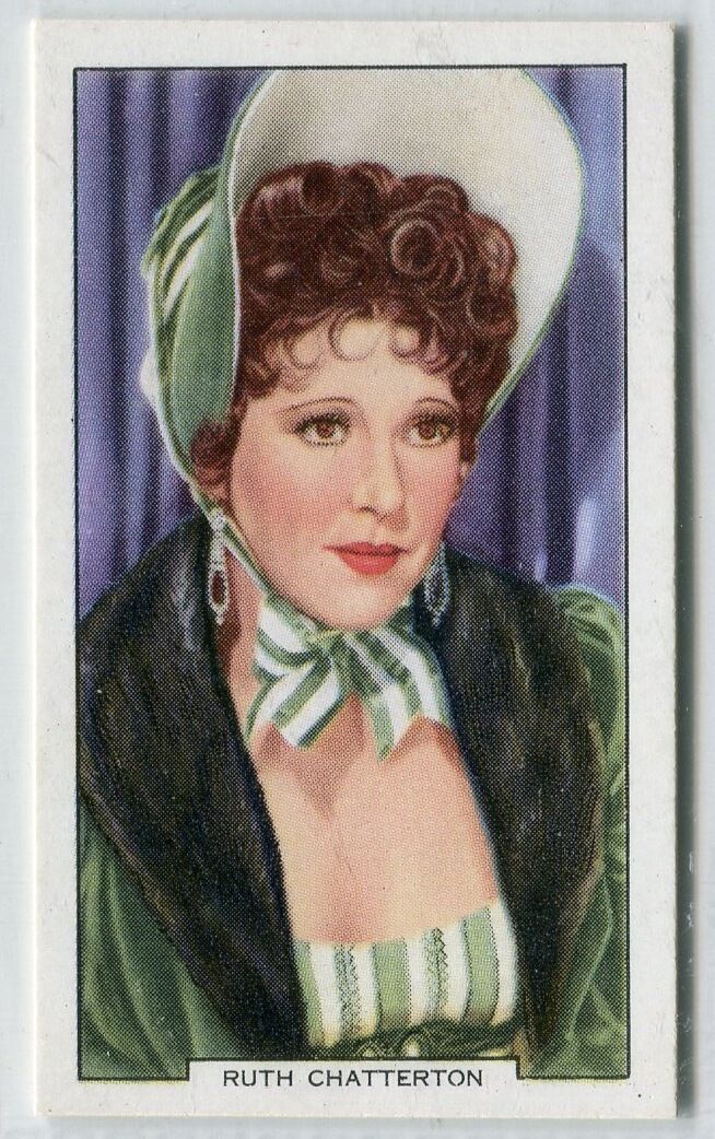 CHROMO PERSONNAGE CELEBRE STAR RUTH CHATTERTON 121010253246