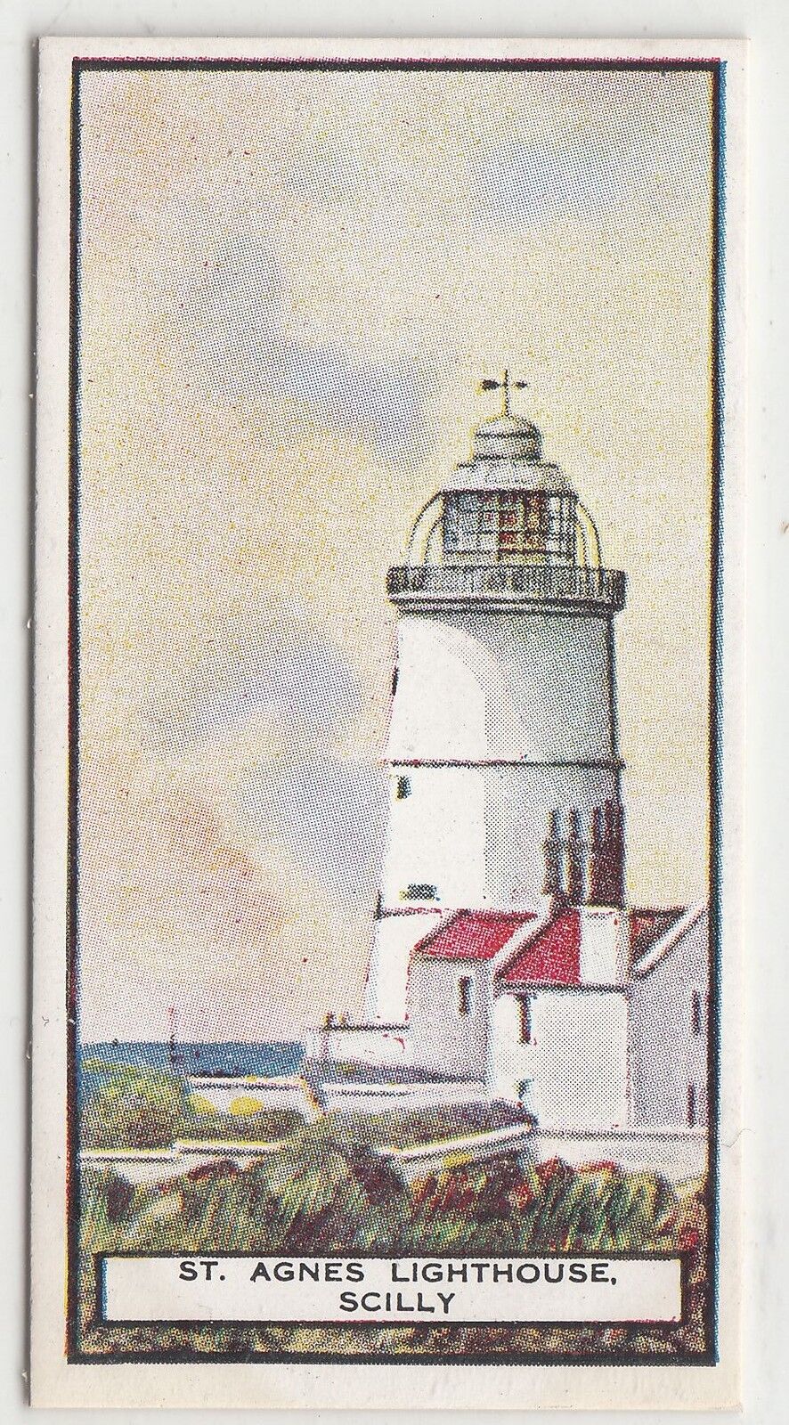 CHROMO VIRGINIA CIGARETTE PHARE ST AGNES LIGHTHOUSE 122112121776