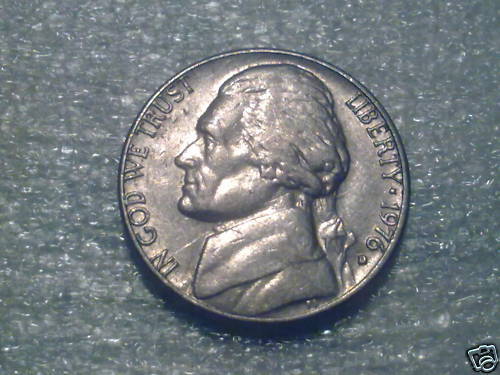 FIVE CENTS USA 1976 D 110613330766