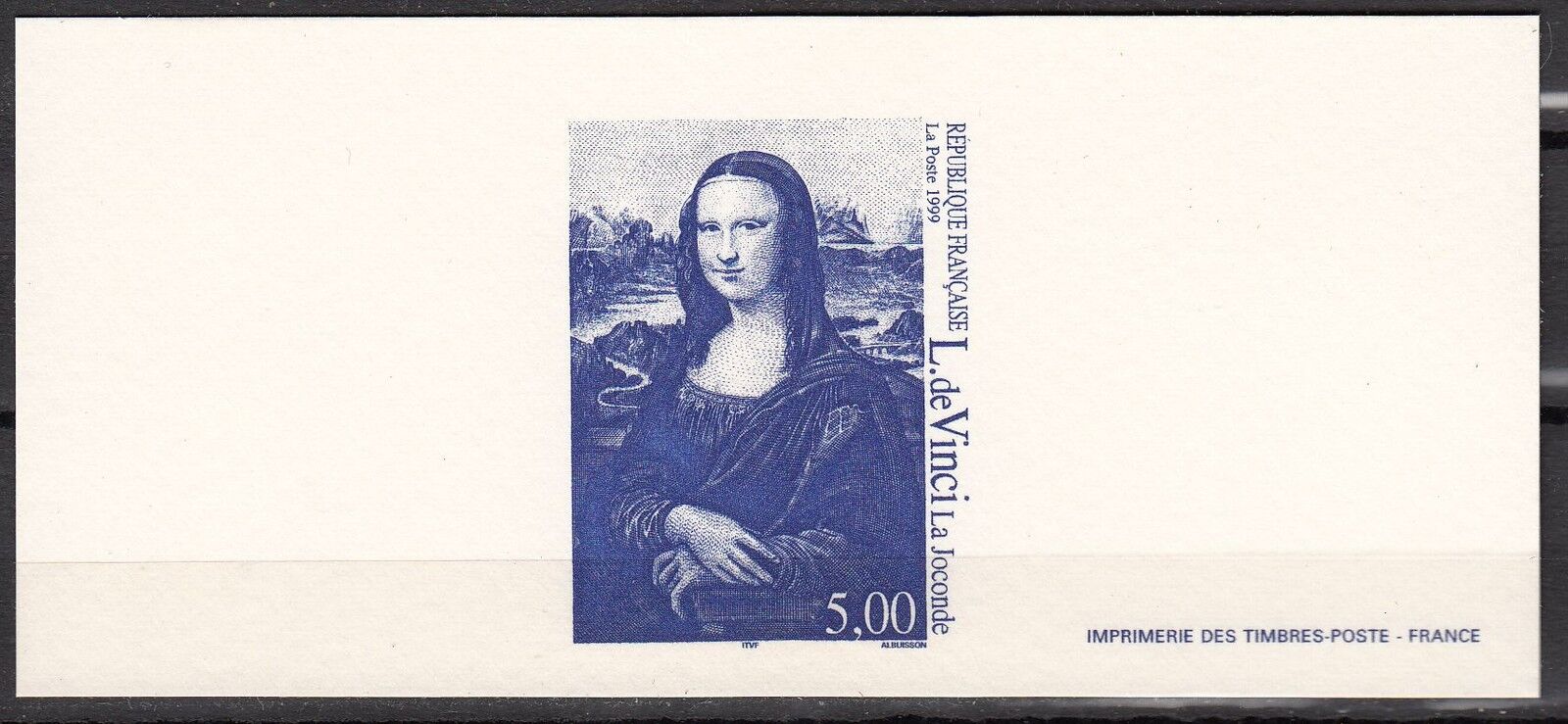 FRANCE GRAVURES DU TIMBRE N 3235 LA JOCONDE DE LEONARD DE VINCI 121975605086