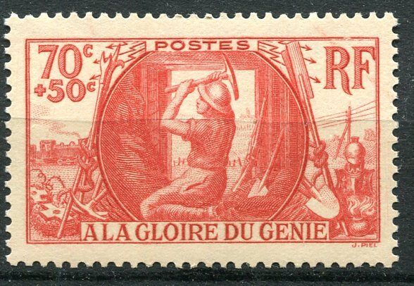 FRANCE TIMBRE N 423 GLOIRE GENIE MILITAIRE 400618785376