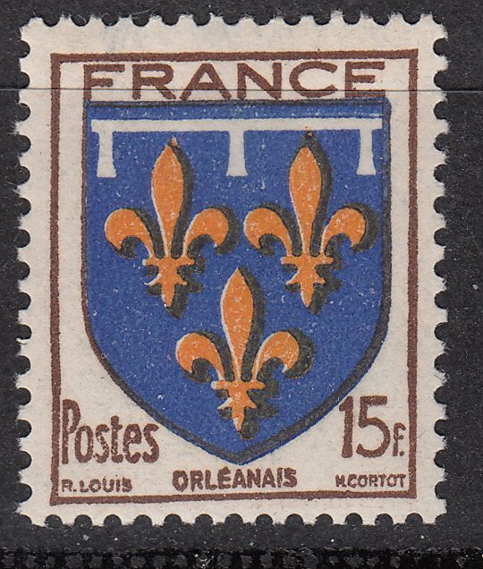 FRANCE TIMBRE N 604 BLASON ORLEANAIS 121229734286