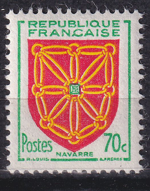 FRANCE TIMBRE NEUF N 1000 ARMOIRIE DE NAVARRE 404179338796