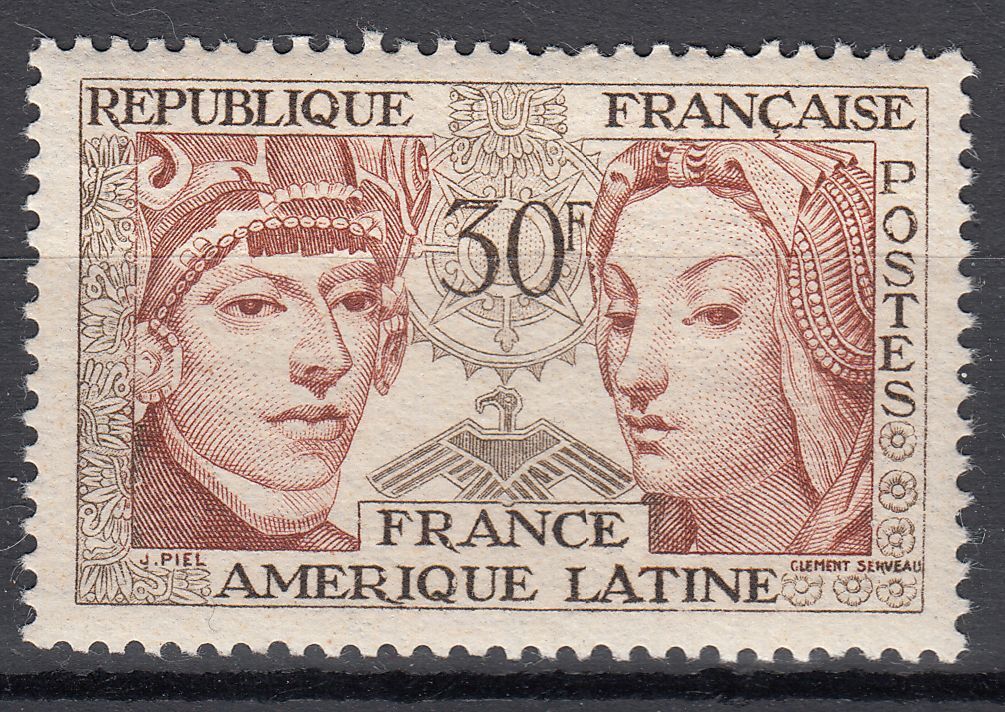 FRANCE TIMBRE NEUF N 1060 AMITIE FRANCE AMERIQUE LATINE 123176613446