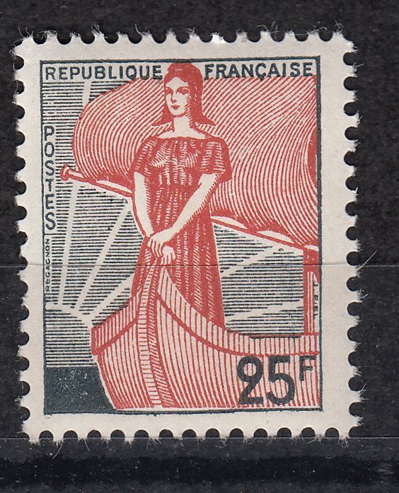 FRANCE TIMBRE NEUF N 1216 MARIANNE A LA NEF 401467159306