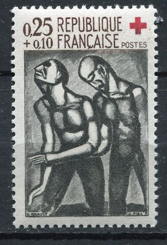 FRANCE TIMBRE NEUF N 1324 CROIX ROUGE 120658717316