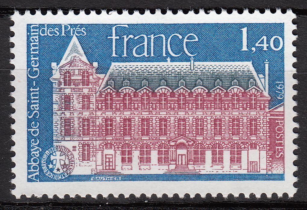 FRANCE TIMBRE NEUF N 2045 ABBAYE DE SAINT GERMAIN DES PRES 121814025846