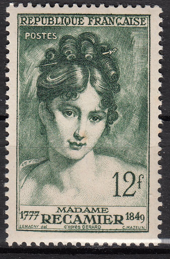 FRANCE TIMBRE NEUF N 875 MADAME RECAMIER D APRES GERARD 404176606086