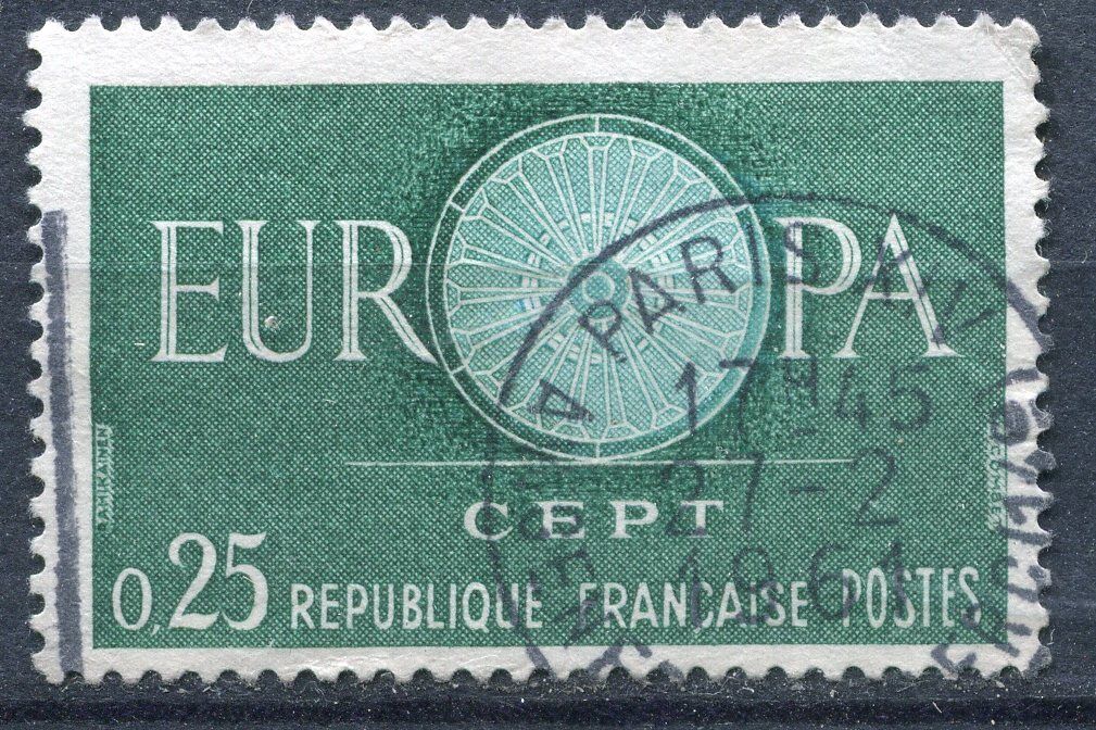 FRANCE TIMBRE OBL N 1266 EUROPA 120969428166