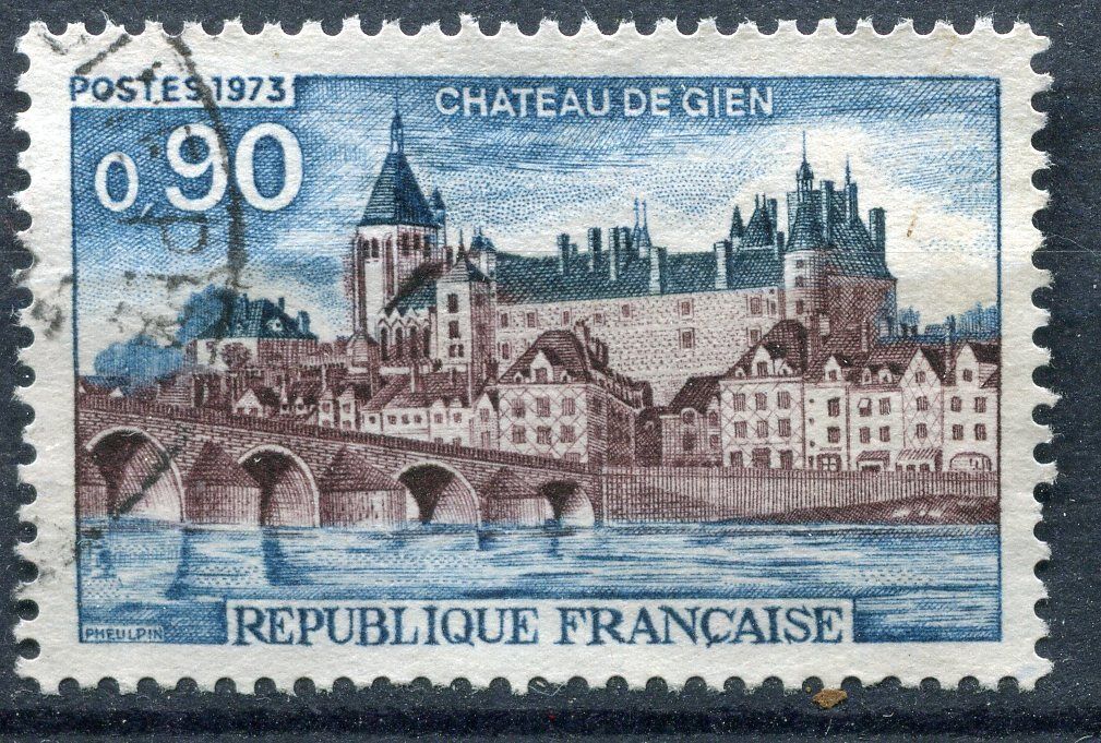 FRANCE TIMBRE OBL N 1758 CHATEAU DE GIEN 120967972086