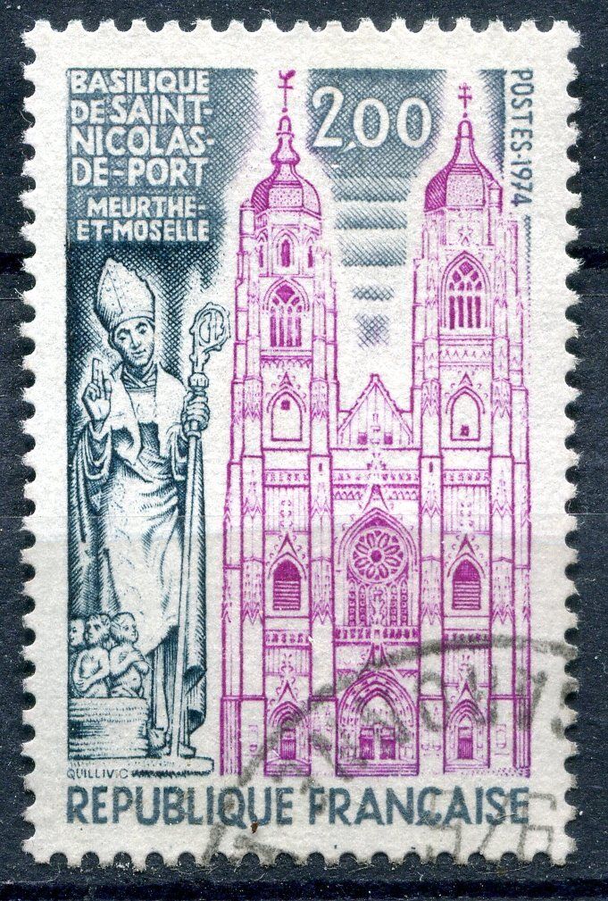 FRANCE TIMBRE OBL N 1810 BASILIQUE DE SAINT NICOLAS DE PORT 120964597596