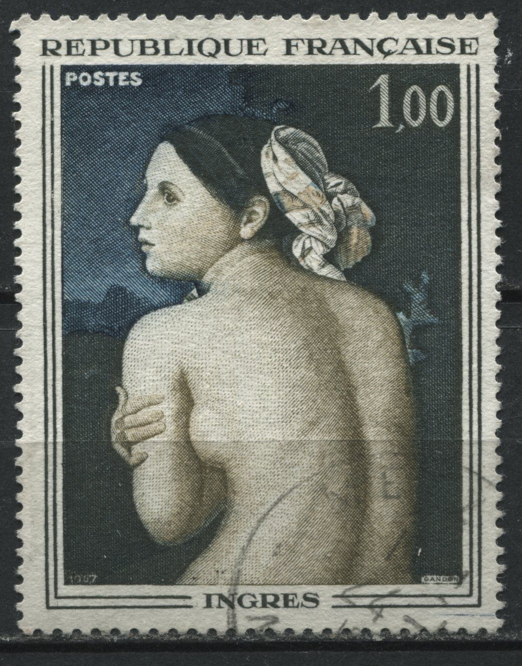 FRANCE TIMBRE OBL N1530 LA BAIGNEUSE DE DOMINIQUE INGRES 120960499266