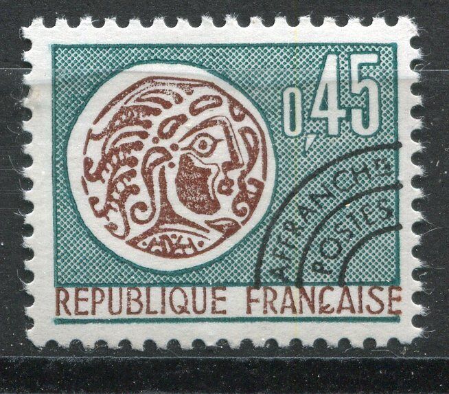 FRANCE TIMBRE obl PREOBLITERE N 132 TYPE MONNAIE GAULOISE 401672646176