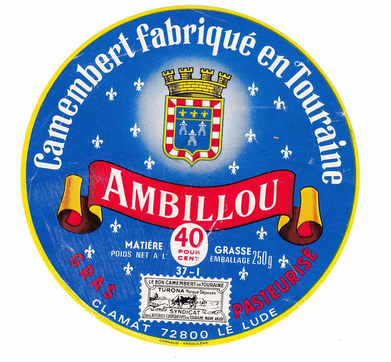 FROMAGE CAMEMBERT AMBILOU CLAMAT LE LUDE 121663093126