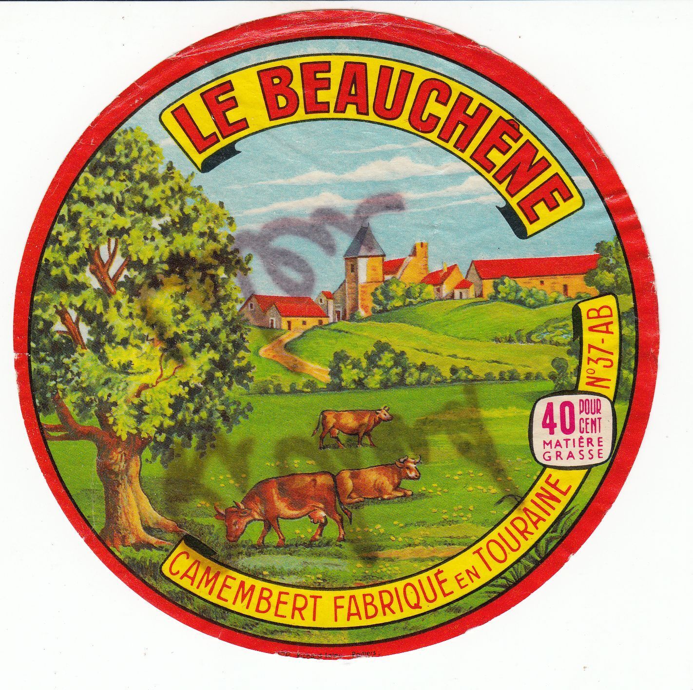 FROMAGE CAMEMBERT LE BEAUCHENE FABRIQUE EN TOURAINE 400927941586