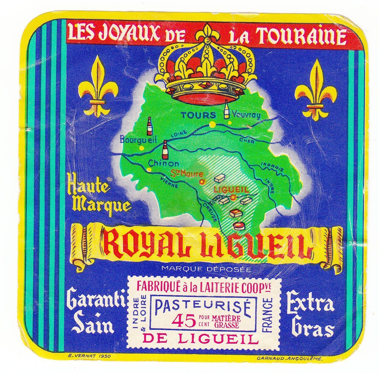 FROMAGE CAMEMBERT ROYAL LIGUEIL LES JOYAUX DE LA TOURAINE 400927941546