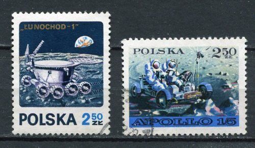 LOT TIMBRES POLSKA MISSION SUR LA LUNE 110637200766