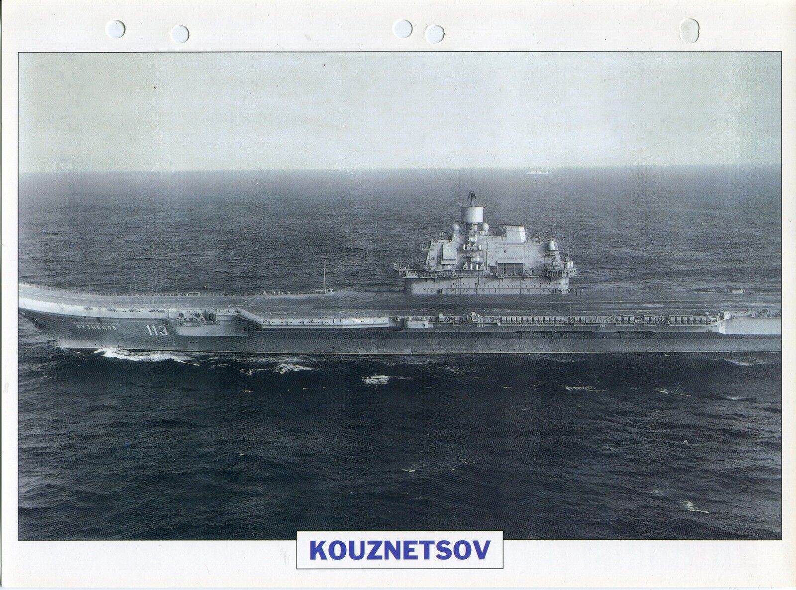 PHOTO BATEAU MILITAIRE 1985 RUSSIE KOUZNETSOV PORTE AERONEFS LOURD 121229084306