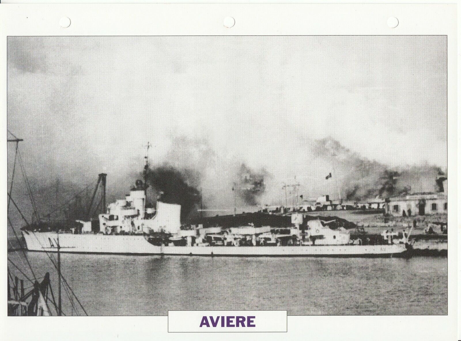 PHOTO BATEAU MILITAIRE CONTRE TORPILLEUR AVIERE ITALIE 1937 401767232916