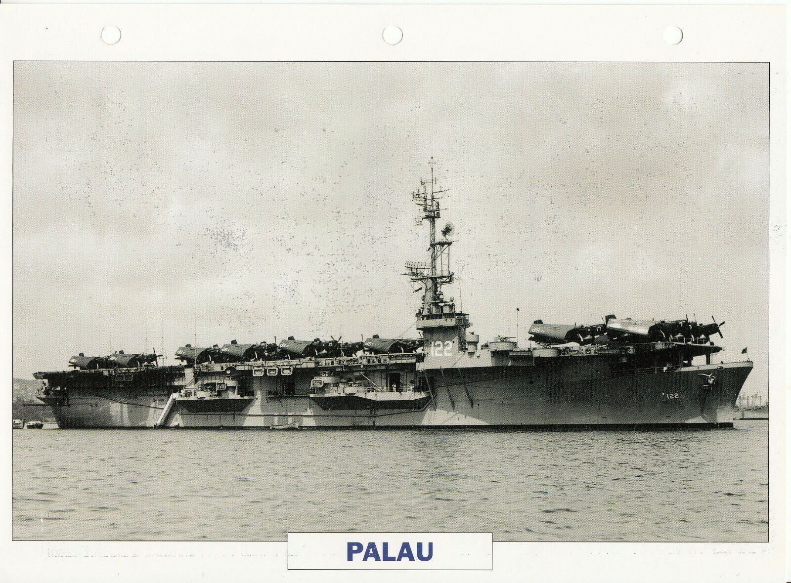 PHOTO BATEAU MILITAIRE PORTE AVIONS PALAU USA 1945 123790281926