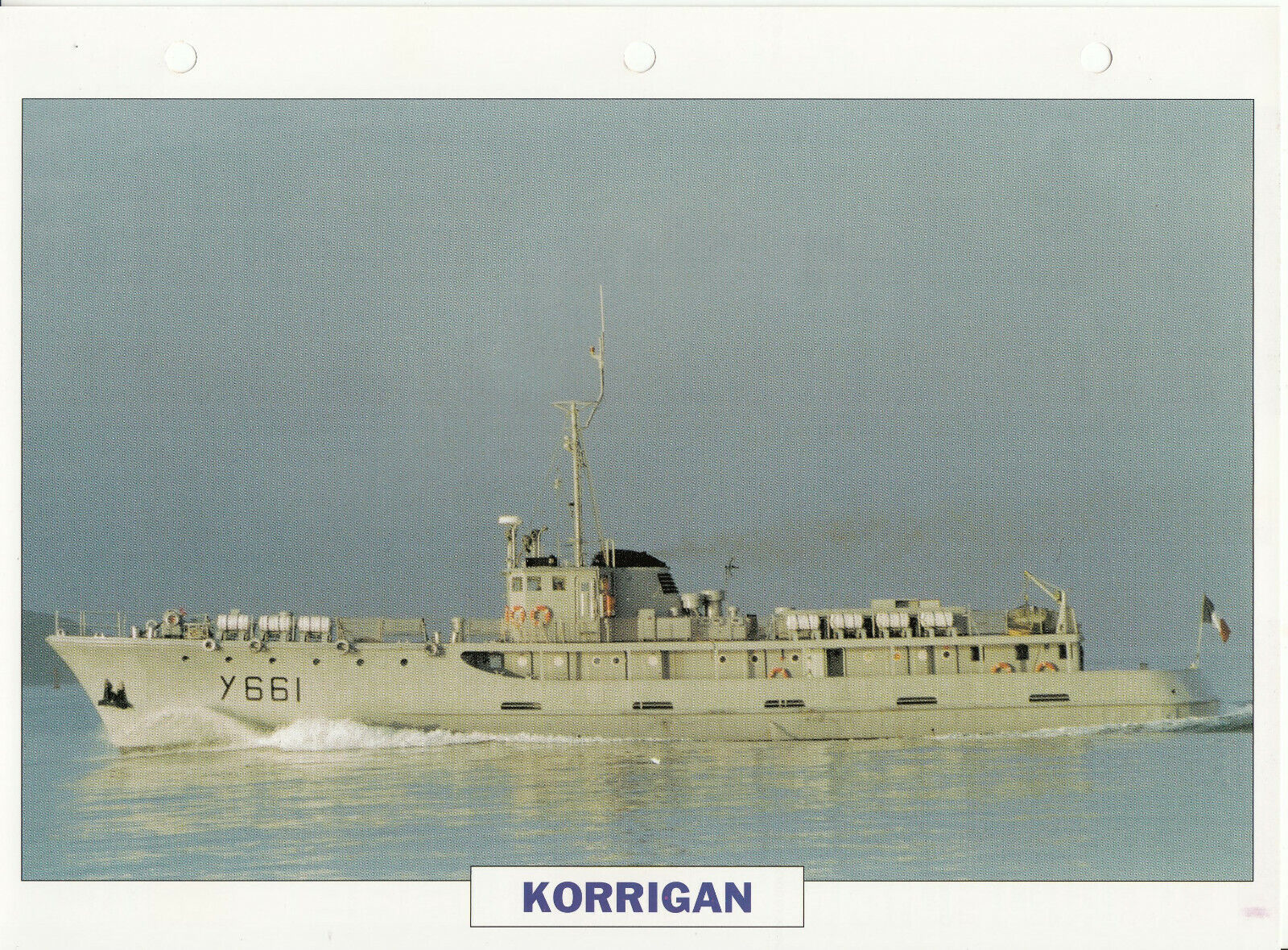 PHOTO BATEAU MILITAIRE TRANSPORT DE PERSONNEL KORRIGAN FRANCE 1964 123792999666