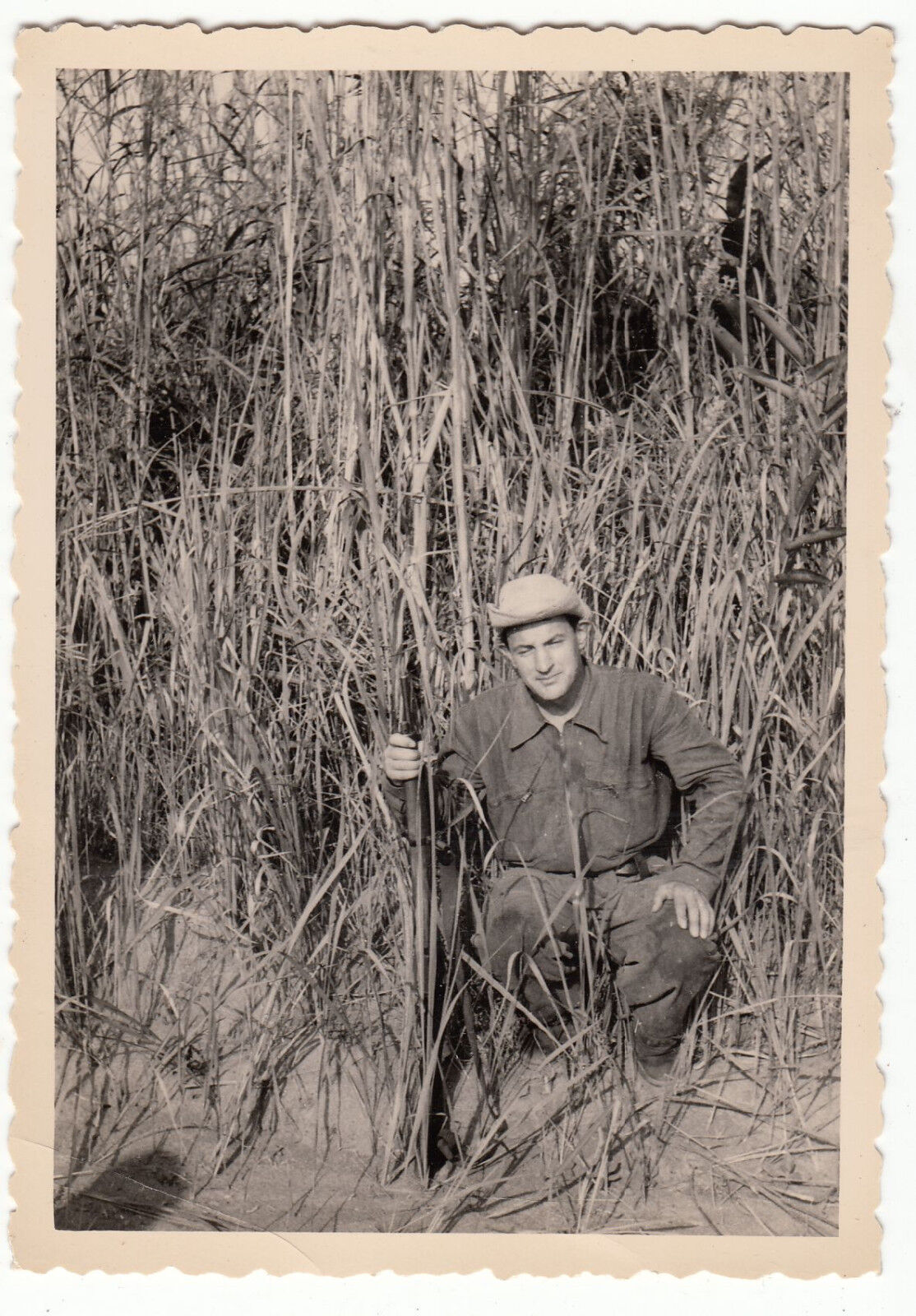 PHOTO MILITAIRE AFRIQUE BOUAKE 1963 EN BROUSSE 401208413056