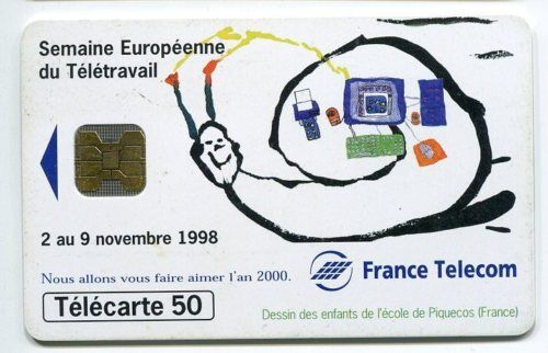 TELECARTE 50 SEMAINE EUROPEENNE DU TELETRAVAIL 120656542496