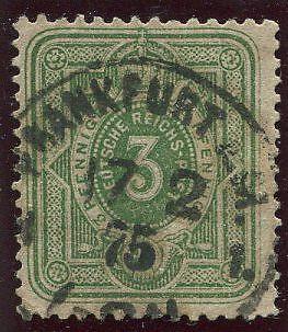 TIMBRE ALLEMAGNE EMPIRE N 30 OBL 400722230356