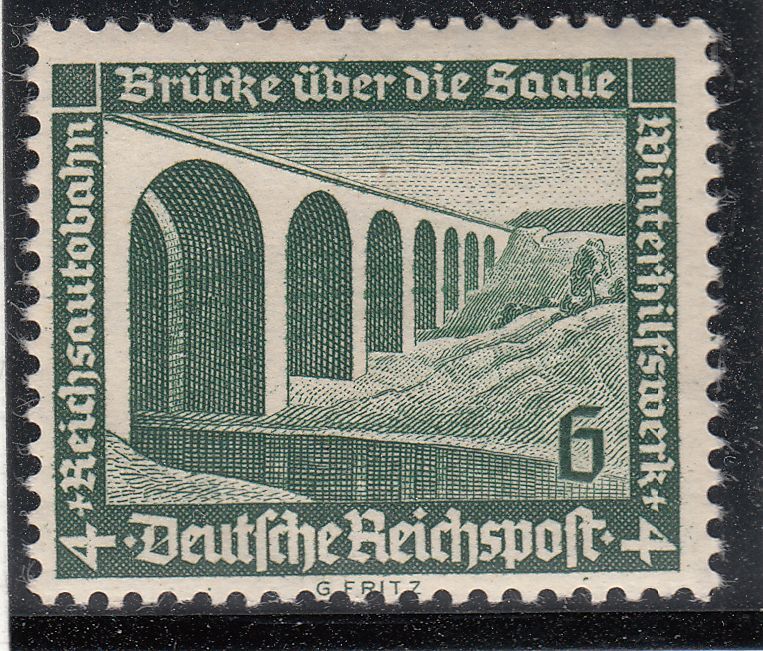 TIMBRE ALLEMAGNE NEUF CHARNIERE N 585 PONT SUR LA SAALE 122108010476