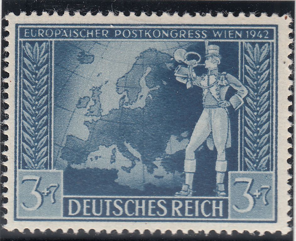 TIMBRE ALLEMAGNE NEUF CHARNIERE N 744 CONGRES POSTALE EUROPEEN 122115495876