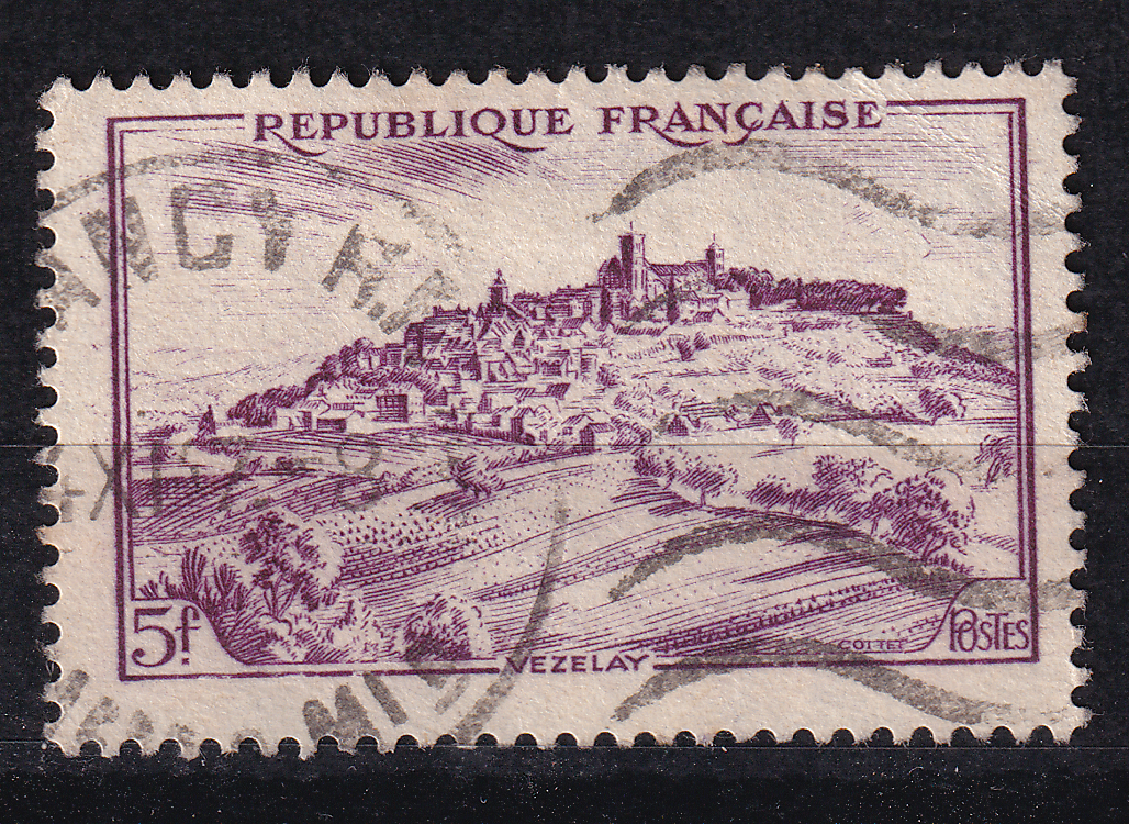 TIMBRE FRANCE OBLITERE N 759 VEZELAY 125294873546