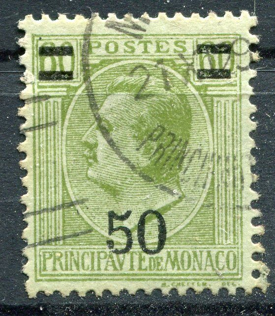 TIMBRE MONACO N 105 PRINCE LOUIS II 400687099286