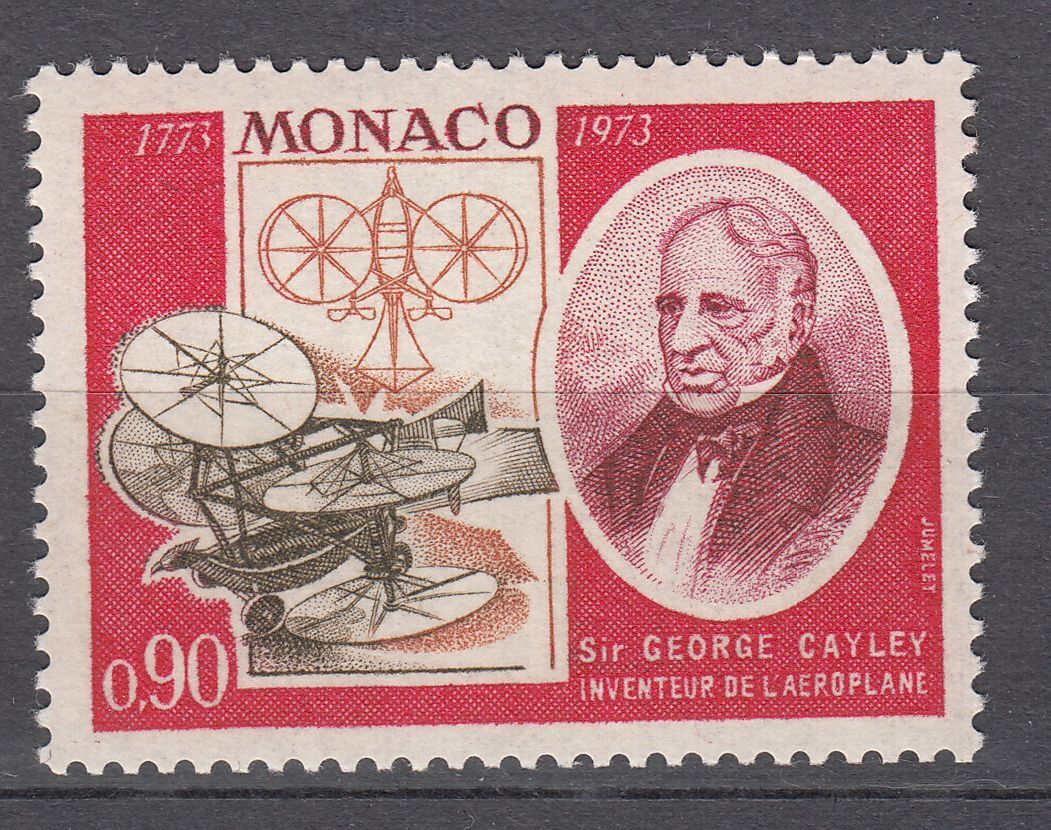 TIMBRE MONACO NEUF N 928 SIR GEORGE CALEY PIONNIER DE L AVIATION 401589298516