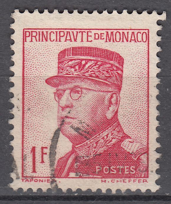 TIMBRE MONACO OBL N 163 PRINCE LOUIS II 123412739266