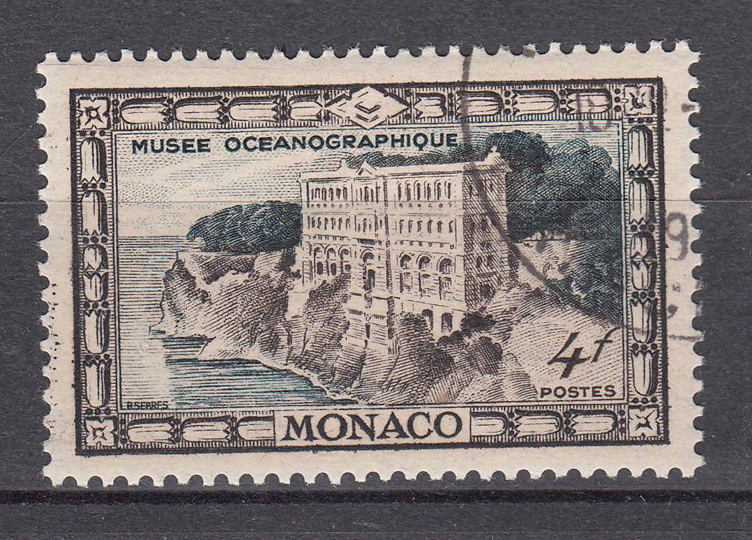 TIMBRE MONACO OBL N 326 MUSEE OCEANOGRAPHIQUE 123457593876