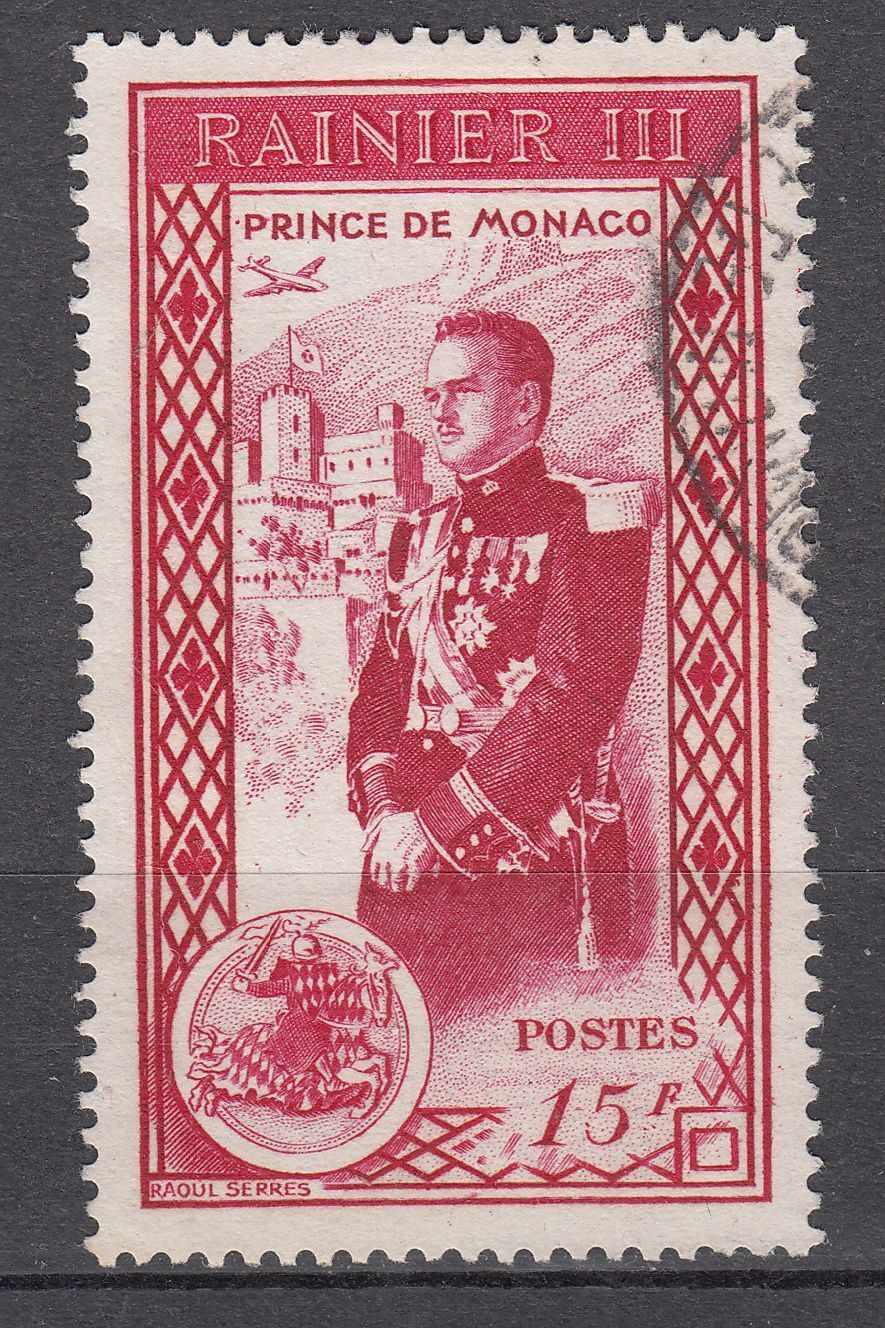 TIMBRE MONACO OBL N 342 PRINCE RAINIER III 401627317116